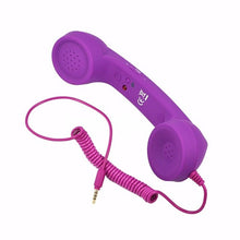 Load image into Gallery viewer, High Quality Classic retro 3.5 mm Comfort telephone Handset Mini Mic Speaker Phone Call Receiver For Iphone Samsung Huawei