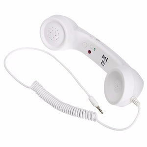 High Quality Classic retro 3.5 mm Comfort telephone Handset Mini Mic Speaker Phone Call Receiver For Iphone Samsung Huawei