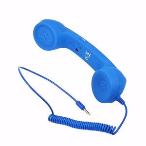 High Quality Classic retro 3.5 mm Comfort telephone Handset Mini Mic Speaker Phone Call Receiver For Iphone Samsung Huawei