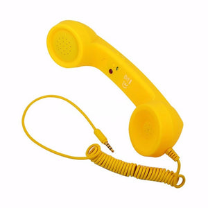 High Quality Classic retro 3.5 mm Comfort telephone Handset Mini Mic Speaker Phone Call Receiver For Iphone Samsung Huawei