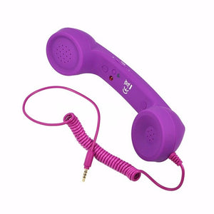 High Quality Classic retro 3.5 mm Comfort telephone Handset Mini Mic Speaker Phone Call Receiver For Iphone Samsung Huawei